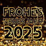 Ich wünsche Ihnen ein Fröhlich 2025 GIF Bild