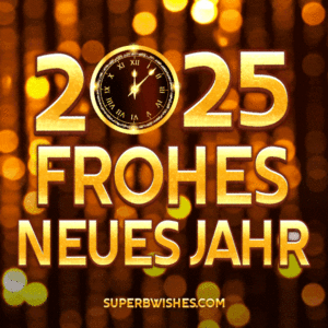 Neues stilvolles Frohes neues Jahr 2025 GIF