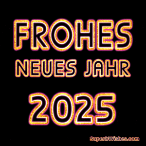 Ich wünsche Ihnen einen hell starten in 2025! - GIF Bild