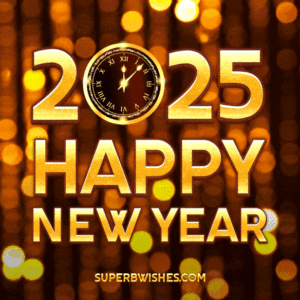 New Stylish Happy New Year 2025 GIF