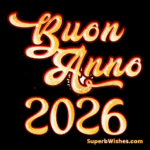 Fuochi d'artificio magnifici Buon anno 2026 GIF