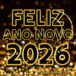 Desejando lhe uma alegre 2026 GIF imagem