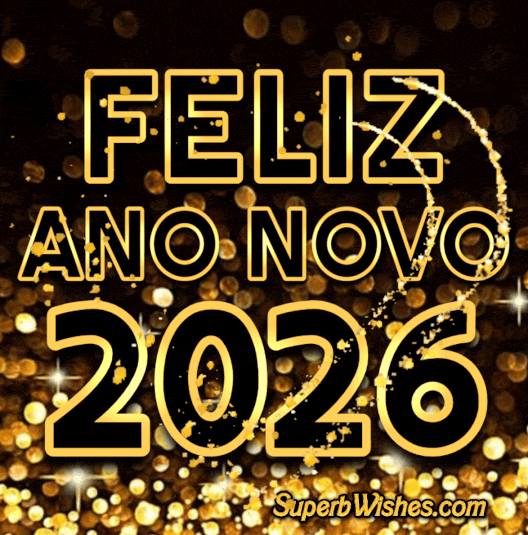 Desejando lhe uma alegre 2026 GIF imagem