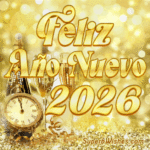 Te deseo un Feliz Año Nuevo 2026 GIF