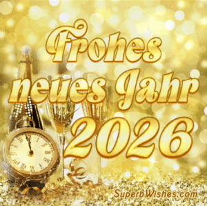 Ich wünsche Ihnen ein Frohes neues Jahr 2026 GIF