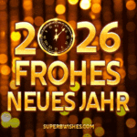 Neues stilvolles Frohes neues Jahr 2026 GIF