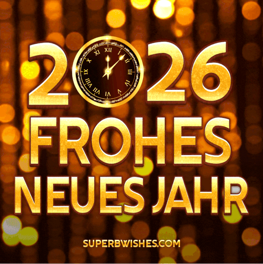 Neues stilvolles Frohes neues Jahr 2026 GIF