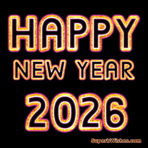 Wishing you a bright start in 2026! - GIF Image