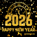 Stunning Animated GIF Clock for the New Year 2026